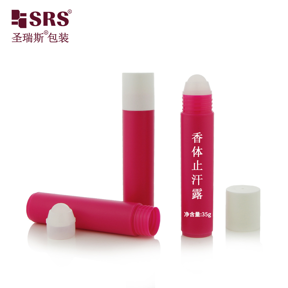 Wholesale 35 ML Empty PP Roll‑on Deodorant Bottle Plastic Ball Container