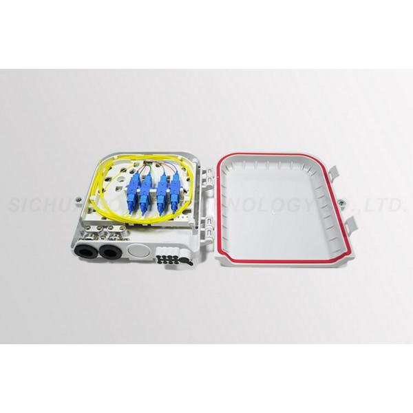 Outdoor Fiber Distribution Box 8 Port ABS PC Material 1*8 PLC Splitter