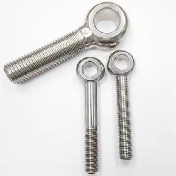 Plain Finish Stainless Steel DIN 444 Fish Eye Lifting Screw For Construction Lifting