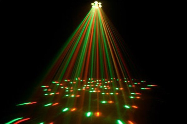DJ Special Effects Lights 30 Watt RGB Six Eyes LED Disco Light With Bubble Effect