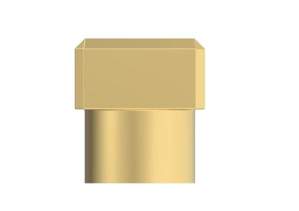 Premium Shiny Square-Shaped Cap Perfume Cap for Fea 15 Customized Your Own Logo