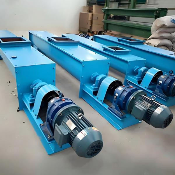 customized Conveyor Screw Cement Screw Conveyor Shaftless Screw Conveyor Sealing and fastening eco-friendly materials for cement powder applications Building Material Shops, Manufacturing Plant