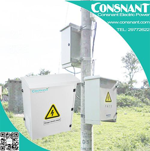 Light White cabinet Battery 5KW outdoor Solar Power UPS System with pure sine wave