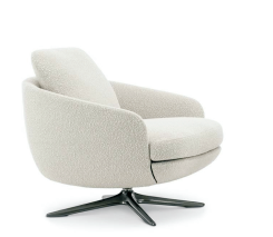 Lounge Sofa Chair single with Armrest Accent Lounge Chair for Living Room, Hotel Lobby, Cafe and Elegant Interior