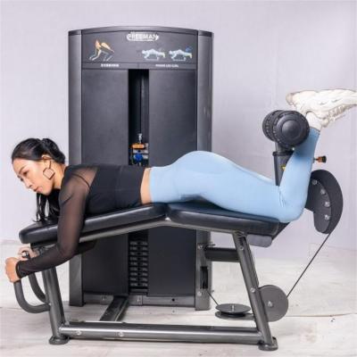Freeman Unisexe équipement de gymnastique commercial pin chargé machine de remontage des jambes inclinées