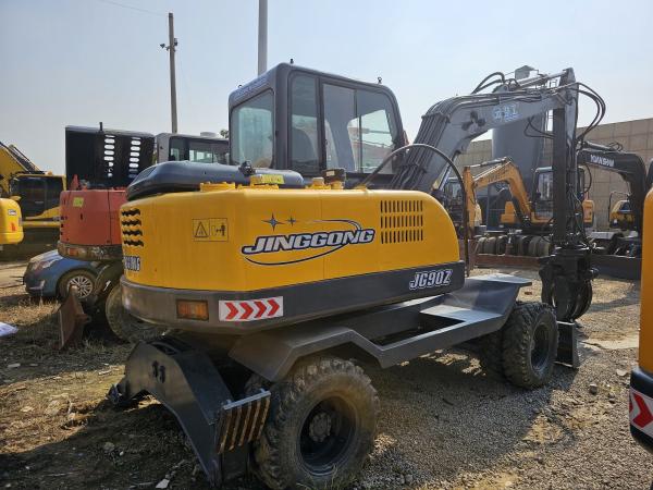 Jg90z Wastemaster Wheeled Excavator Machine Grapple Bucket  CE