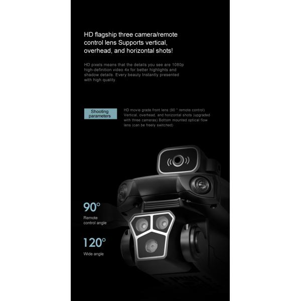 Beginners in Drones Category M1s Drone 4k HD Camera Obstacle Avoidance and Brushless Motor Maximum Flight Time 10-20min