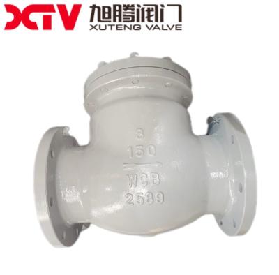 Válvula de controlo de balanço industrial ANSI de aço inoxidável de ligação de flange/Válvula de não retorno