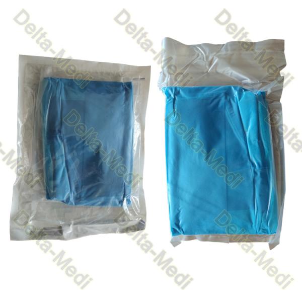 Puño hecho punto reforzado disponible médico del vestido quirúrgico del estándar de SMS