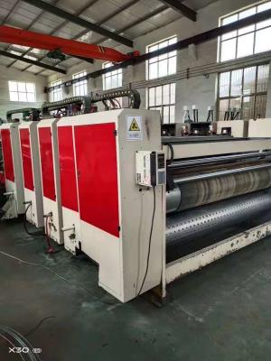 High Speed 3 Color Carton Printer Slotter Die Cutter