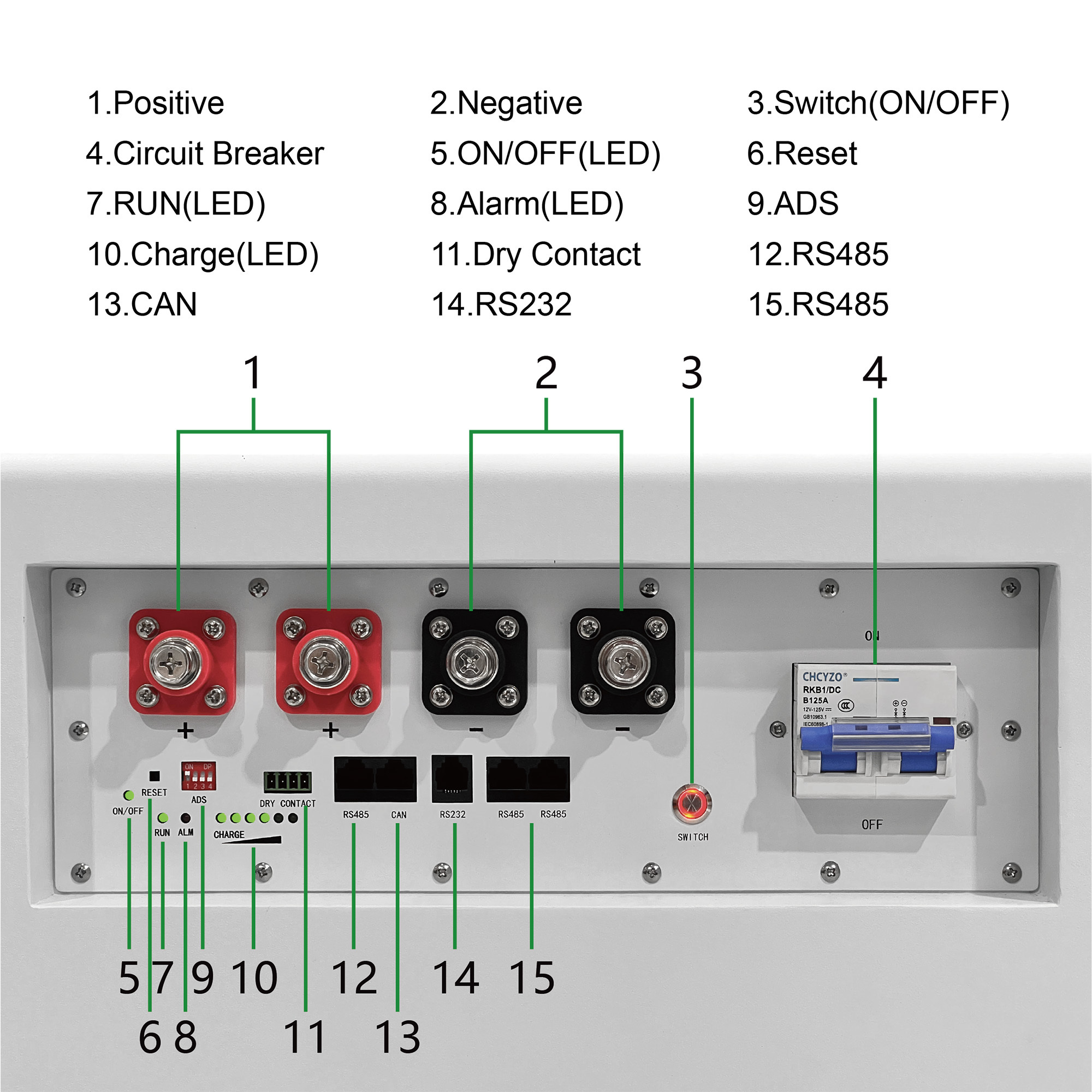 Mobile 32kWh Lithium Iron Phosphate Battery Built-in BMS For Off-Grid Solar PV System