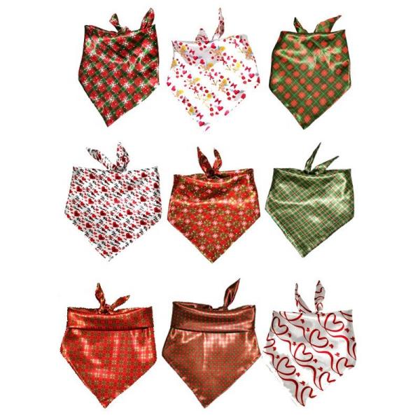 Collier de chien rouge personnalisé fiable de Bandana d'accessoires d'animal