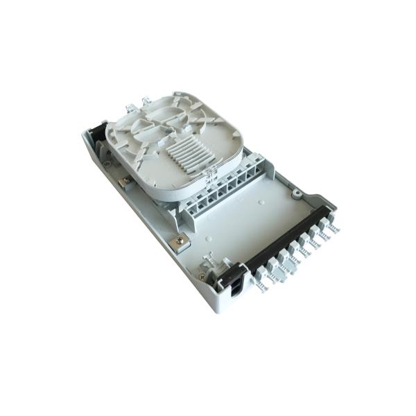 GFS-8ZT-1,fiber distribution box,splitter box,Max Capacity 8 cores,,size 235*126*52mm, Material: PC+ABS,IP 65