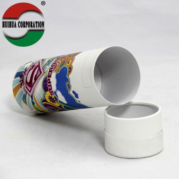 Cosmetic Bottle Packaging Perfect Curling White Cardboard Paper Tubes SGS-FDA