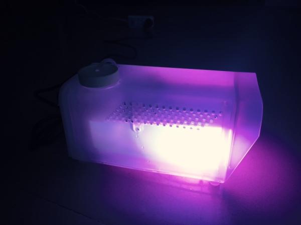 Transparent Plastic Shell 400W Stage Fog Machine With LED Lighting AC100 - 240V