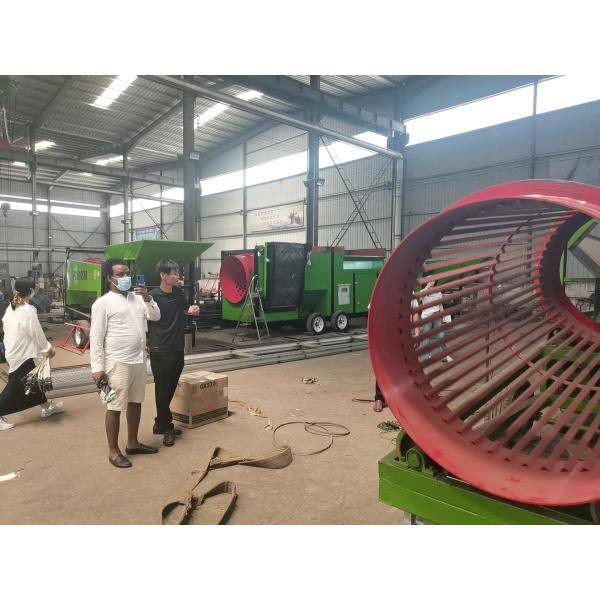 Drum Rotary Sieve Sifter for Compost Screener Topsoil Worm Fertilizer Mini Trommel Screen