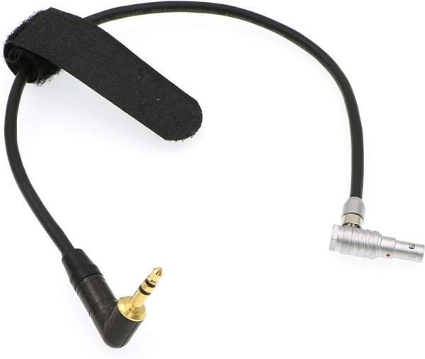 12 Inches TRS Audio Cable 5 Pin Lemo To Jack 3.5Mm For Z CAM E2 Camera