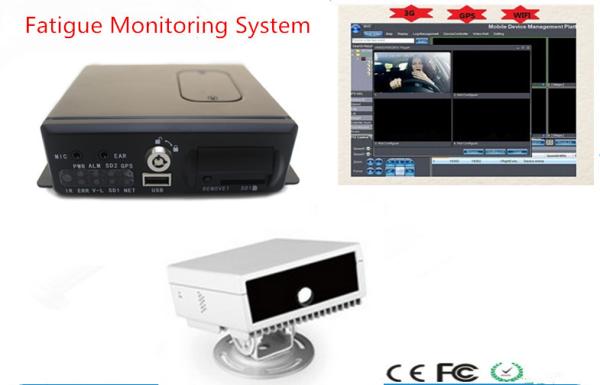 Truck Vehicle Security Monitoring System 4 Camera Car DVR with Fatigue Sensor