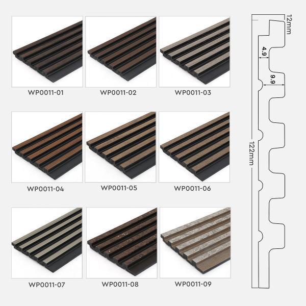 Панель стены дружелюбной квартиры внутренняя WPC Eco без сумеречницы формальдегида анти-