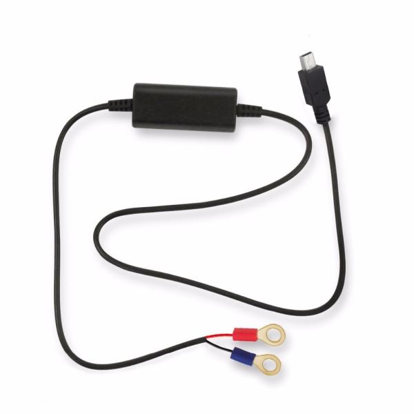 12Vから5V DCコンバーターケーブル、ドライブレコーダー用、Micro USB付き