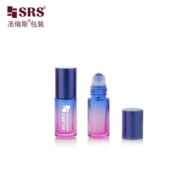 BLPM-5ML SRS Wholesale Clear Transparent Mold Thick Wall Hard Glass Roll On Bottle For Essential Oil No Leakage