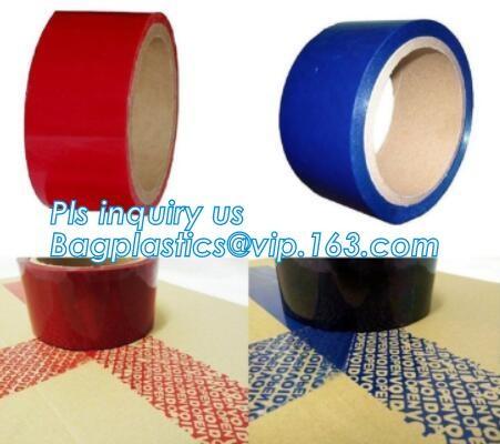 transfer high residue tamper evident security void tape，Anti Tamper Proof Evident Security Warranty Void Tape bagease