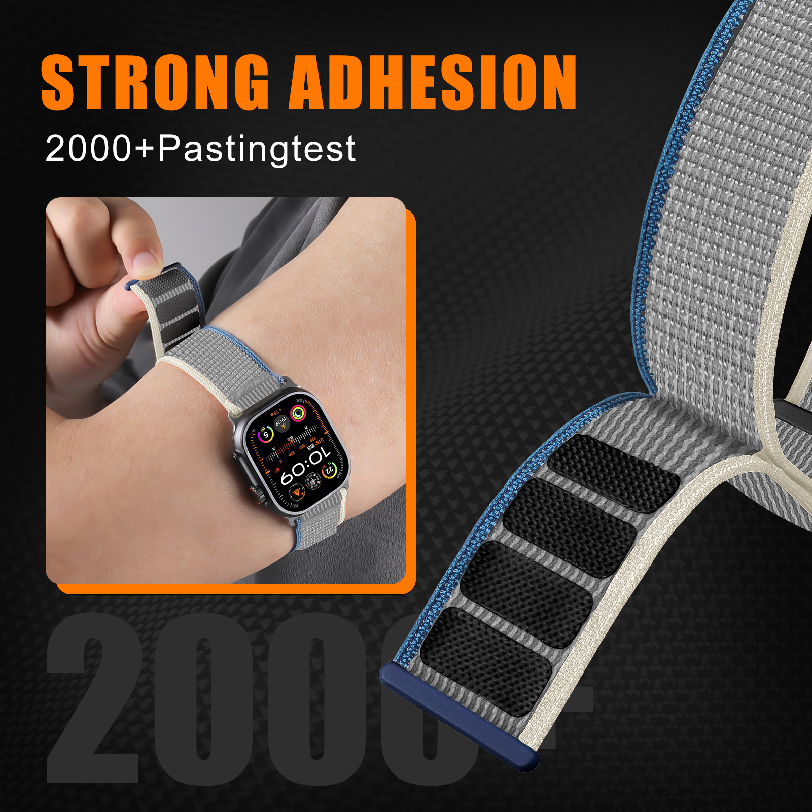 2026 Nylon Loop Band for Apple Watch Series 11 10 46mm 42mm SE 3 Ultra 2 49mm Series 9 8 45mm Soft Breathable Strap Men