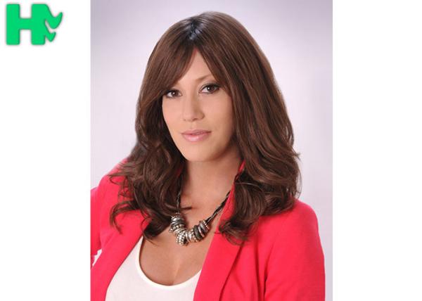 Fashion Office Lady 2017 New Style Beauty Woman’s Synthetic Wigs Body Wave None Lace