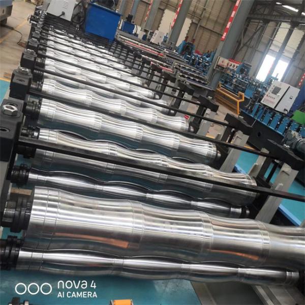 Rolo vitrificado de alta velocidade de aço da telha do ferro que forma a tesoura hidráulica da máquina 3-5m/min