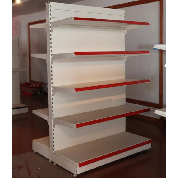 Супермаркет Двухсторонний магазин Железная гондола Поставка 120 кг