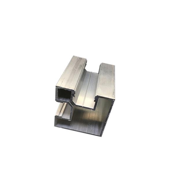 Aluminum Profile U-Groove Guide Rail Chute Glass Aluminum Handrail Architectural Aluminum