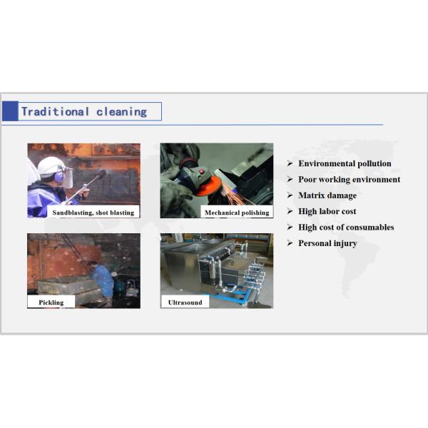 Машина 100w 200w лазера волокна очищая для ржавчины/материалов для покрытий пятна масла