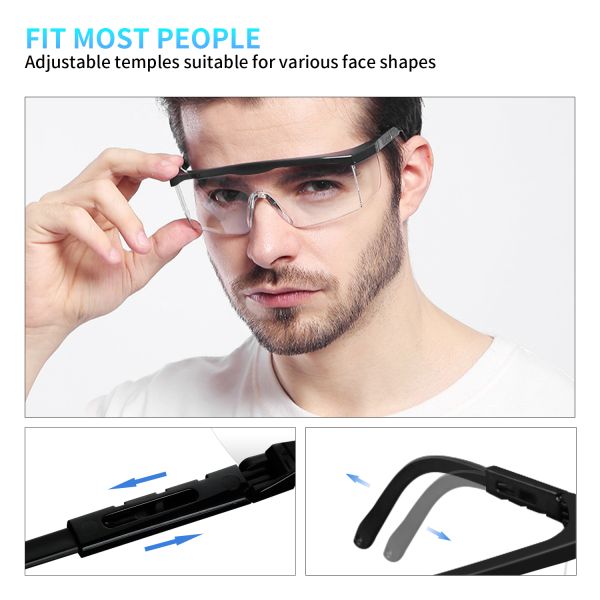 CE Ansi Z87 Eye Protection Goggles Stylish Anti Fog Clear Working Eyewear Fashion Safety Spectacles Protective Glasses