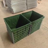 Acero galvanizado tierra llena barreras defensivas de grado militar