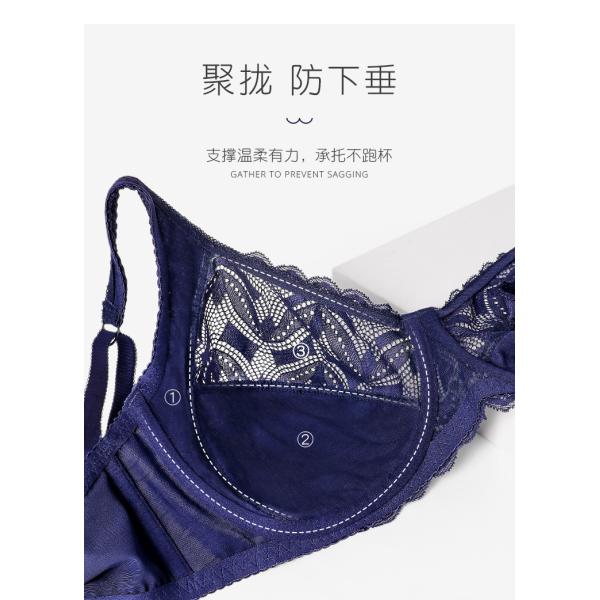 Sexy Lace Ladies Panty And Bra Sets Plus Size Thin Breathable Woman Underwear