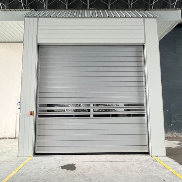 Automatic Commercial Aluminum Spiral High Speed Door Exterior Rapid Entry Garage Access System