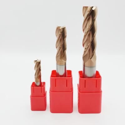 Carbide 4 Flute Square Solid End Mill CNC Milling Cutter For Metal 10mm