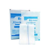 Coton 100% chirurgical de Gauze Swabs Sterile Pad de soins médicaux de 8 plis 7.5x7.5cm
