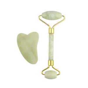 Rolo real de relaxamento de Jade Therapy Roller Xiuyan Jade da pele para reduzir