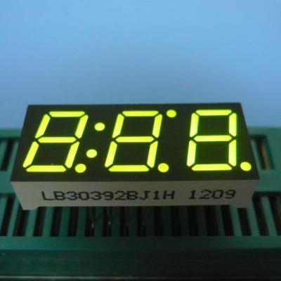 0,39 exposição de diodo emissor de luz tripla do segmento do dígito sete do verde para o indicador do painel de Intrument