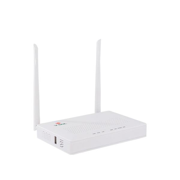 1GE EPON GPON Dual Mode ONU 3FE 2POTS HGU 2.4G Wireless 300Mbps