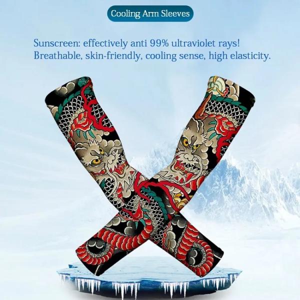 Полиэстер Lycra крутое сухое Handsock рукавов руки на открытом воздухе спорта солнцезащитного крема Breathable