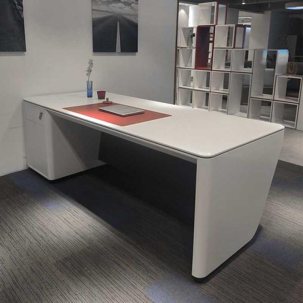 Manufacturers OEM Office Furniture White Manager Desk CEO Executive Desk