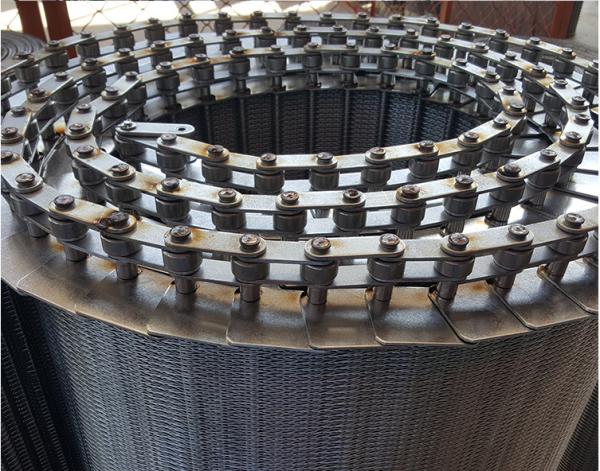 Oven Chain Conveyor Belt Alkali Resistance For Dryer Processing Stable Performance