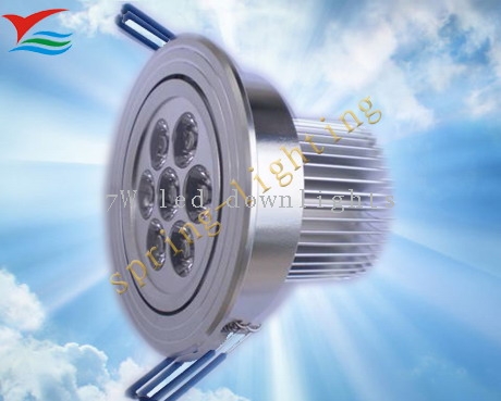 High brightness white / yellow 7W 350mA 50 - 60HZ IP50 led down light fixtures