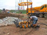 Bélier hydraulique de pile d'équipement professionnel de coupe pour la pile de béton de construction