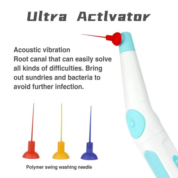 Dental Root Canal Sonic Irrigator Activator Endodontic Cleaning 60pcs Endo Tips