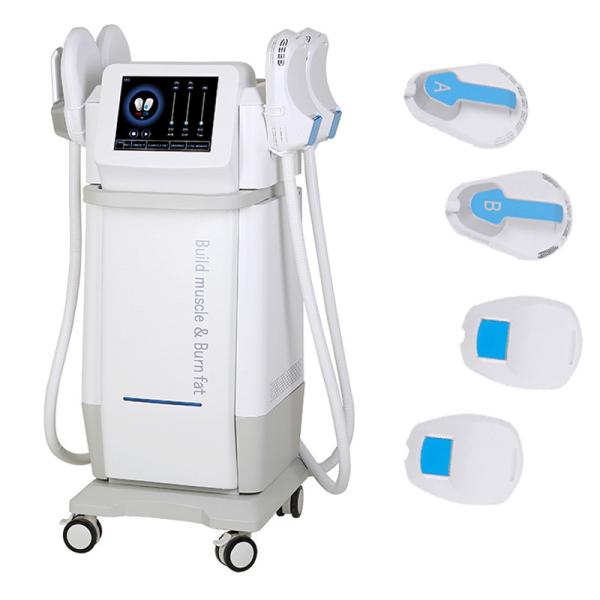 4 Handles EMS Sculpt Machine Muscle Stimulator Belly Fat Burning Butt Lifting Spa Equipment