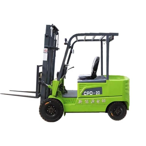 Electric Power 4 Wheel Electric Forklift 2300 Kg For All Electric Battery And Environmental Protection