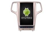 13.6  pantallaTesla Vertical Android pantalla para Jeep Cherokee 2014-2020 Multimedia de automóviles estéreo GPS Carplay Player